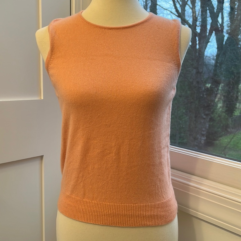 Saks Fifth Avenue 100% cashmere vest, size: S